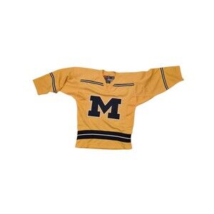 Nike VTG 90s University of Michigan U OF M Wolverines Hockey Jersey Sz Youth M